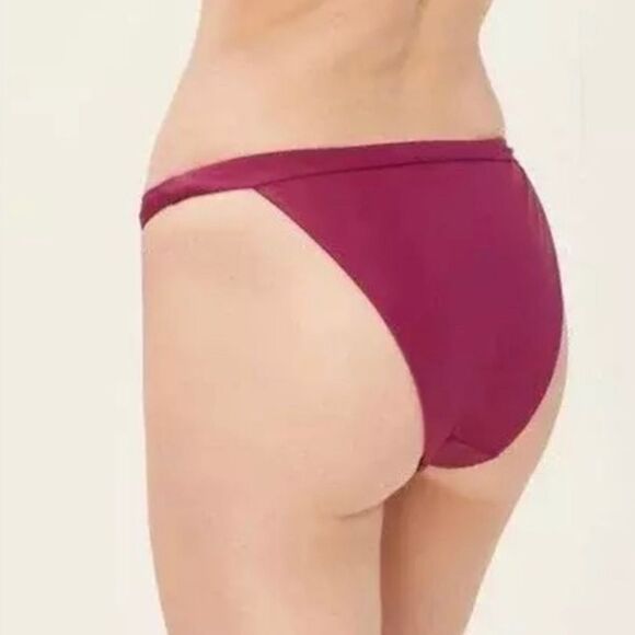 Andie Plum Purple Caicos Wide Band Cheeky Bikini Bottom Sz XL NWT - Picture 2 of 14